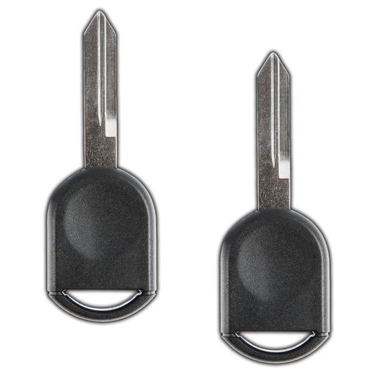 KeylessOption Car Key Replacement for 2000-2017 Ford Lincoln Mazda Mercury Ignition Transponder, H84 H92 40 80 Bit - 2 Pack